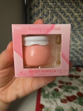 Sweet Vanilla Hydrating Lip Mask - Pink Honey Pot NIB